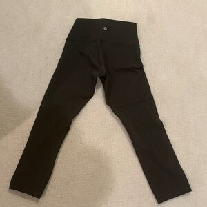 lululemon athletica Girls' Black Full-Length Athletic Leggings